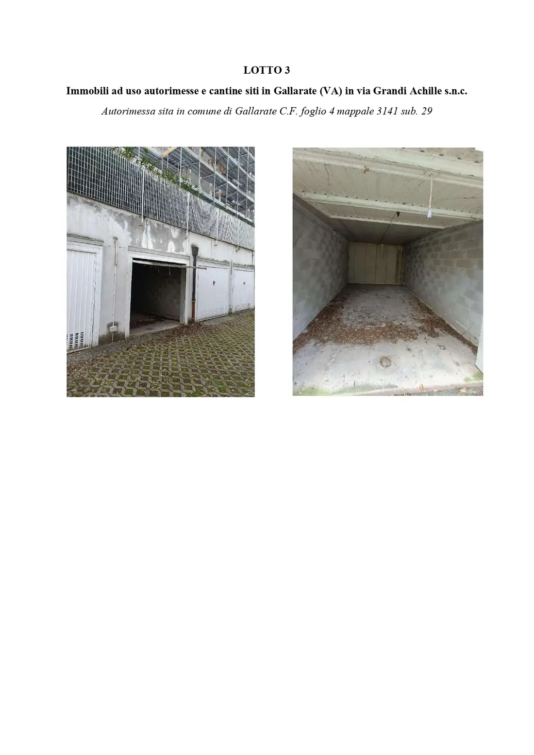 Garage O Autorimessa · Gallarate