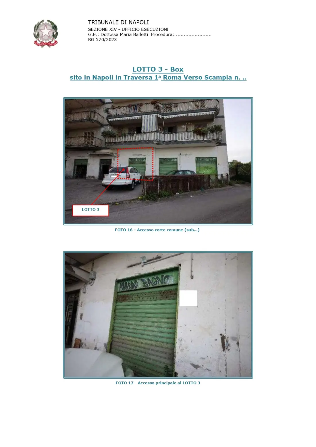 Garage O Autorimessa · Napoli
