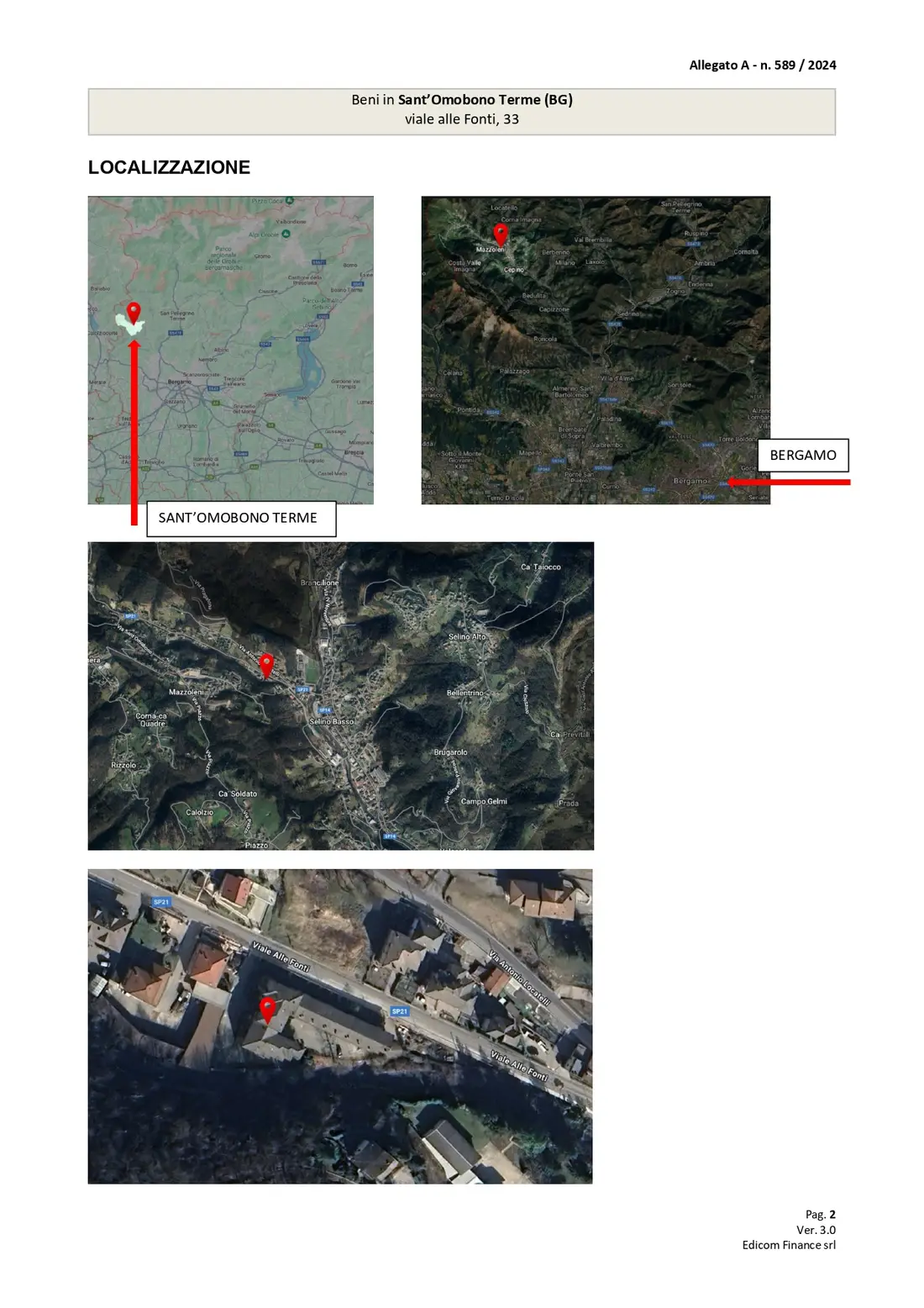 Abitazione Di Tipo Economico · Sant'Omobono Terme