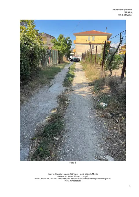 Terreno all'asta a Calvizzano (NA)