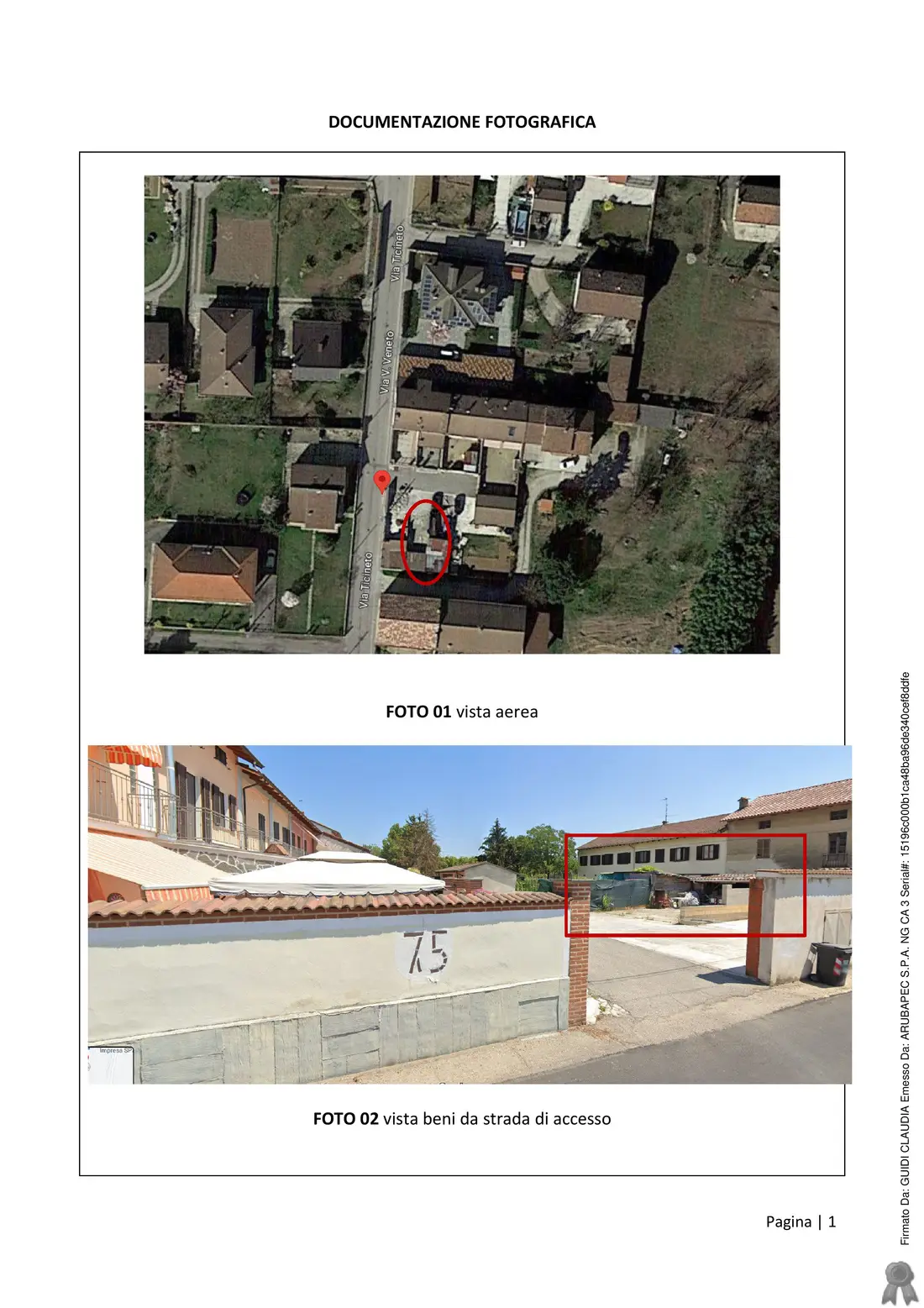 Posto Auto · Ticineto