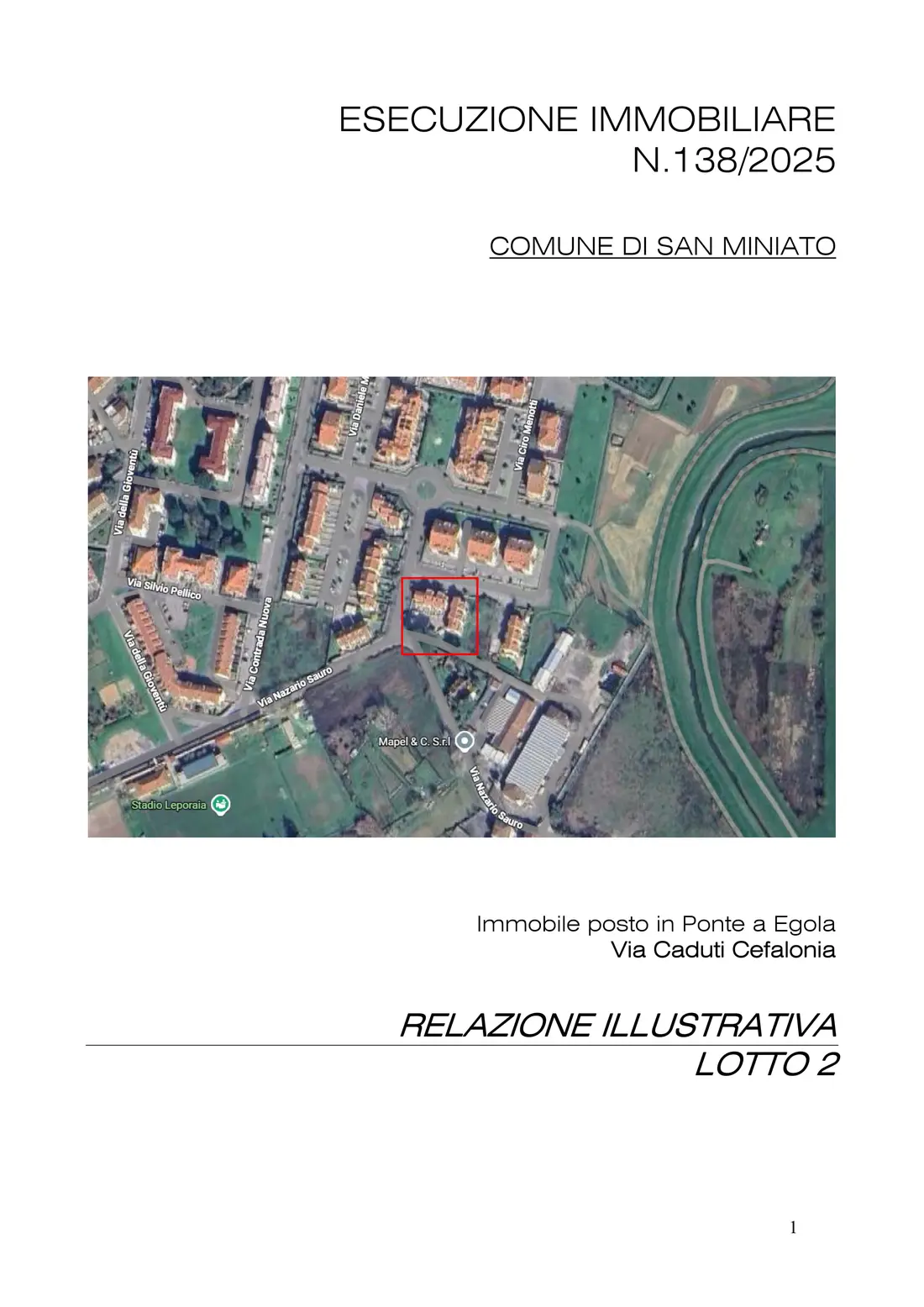 Abitazione Di Tipo Civile · San Miniato