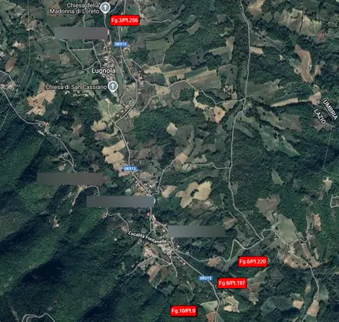 Terreno all'asta a Configni (RI)
