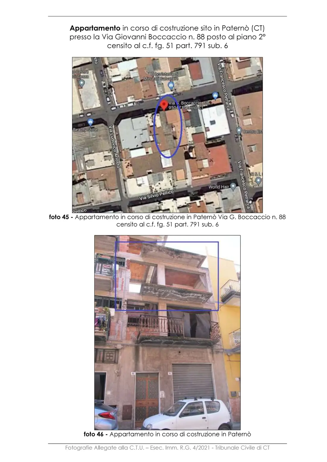 Porzione Di Fabbricato In Corso Di Costruzione · Paternò