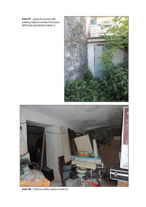 Cantina all'asta a Uscio (GE)